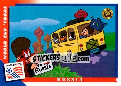 Sticker Russia - FIFA World Cup USA 1994. Looney Tunes n. 53 - Upper Deck