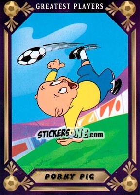 Sticker Pele - FIFA World Cup USA 1994. Looney Tunes - Upper Deck