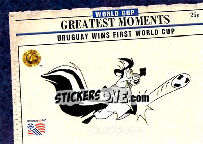 Cromo WC 1930 - FIFA World Cup USA 1994. Looney Tunes - Upper Deck