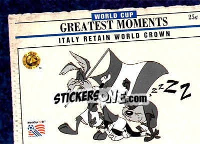 Sticker WC 1938 - FIFA World Cup USA 1994. Looney Tunes n. 89 - Upper Deck