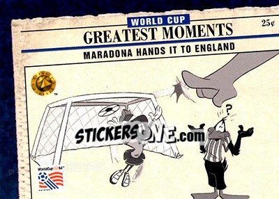 Sticker WC 1986 - FIFA World Cup USA 1994. Looney Tunes n. 99 - Upper Deck