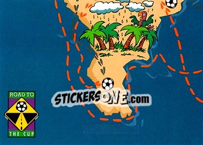 Sticker Argentina - FIFA World Cup USA 1994. Looney Tunes - Upper Deck