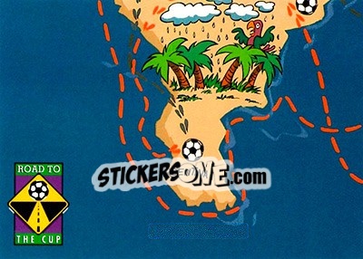 Sticker Argentina - FIFA World Cup USA 1994. Looney Tunes n. 108 - Upper Deck