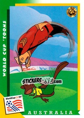 Sticker Australia - FIFA World Cup USA 1994. Looney Tunes - Upper Deck