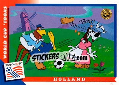 Sticker Holland - FIFA World Cup USA 1994. Looney Tunes n. 46 - Upper Deck