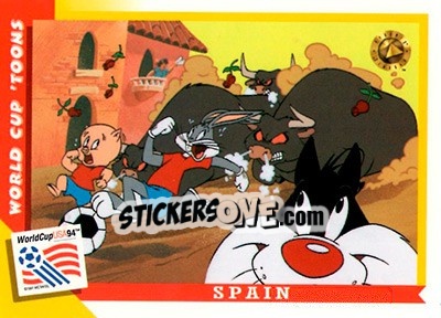 Figurina Spain - FIFA World Cup USA 1994. Looney Tunes - Upper Deck