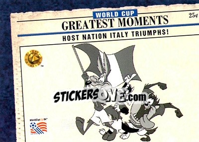 Sticker WC 1934 - FIFA World Cup USA 1994. Looney Tunes - Upper Deck