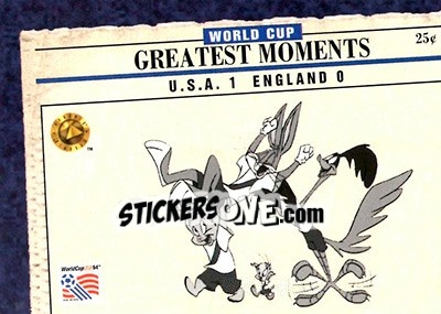 Sticker WC 1950 - FIFA World Cup USA 1994. Looney Tunes n. 90 - Upper Deck