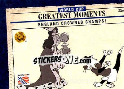 Cromo WC 1966 - FIFA World Cup USA 1994. Looney Tunes - Upper Deck