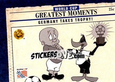 Sticker WC 1974 - FIFA World Cup USA 1994. Looney Tunes n. 96 - Upper Deck