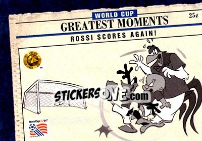 Sticker WC 1982 - FIFA World Cup USA 1994. Looney Tunes n. 98 - Upper Deck