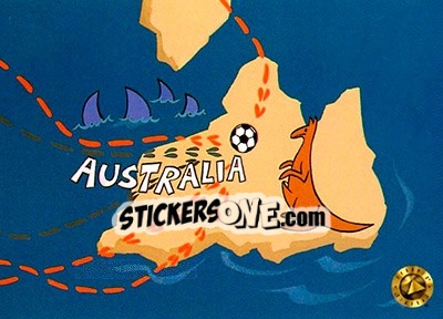 Sticker Australia - FIFA World Cup USA 1994. Looney Tunes n. 102 - Upper Deck