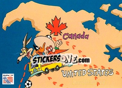 Cromo Canada - FIFA World Cup USA 1994. Looney Tunes - Upper Deck