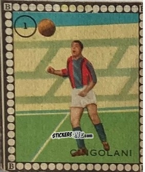 Sticker Cingolani - Albo per le figurine sportivo Stadio 1948-1949 n. 1 - B.E.A. / S.A.B.A.