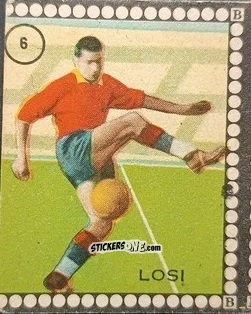 Cromo Losi - Albo per le figurine sportivo Stadio 1948-1949 n. 6 - B.E.A. / S.A.B.A.