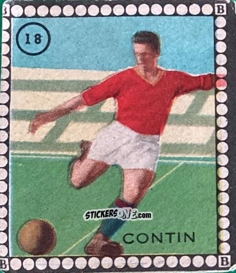 Sticker Contin - Albo per le figurine sportivo Stadio 1948-1949 n. 18 - B.E.A. / S.A.B.A.