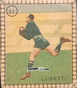 Sticker Lusetti - Albo per le figurine sportivo Stadio 1948-1949 n. 21 - B.E.A. / S.A.B.A.