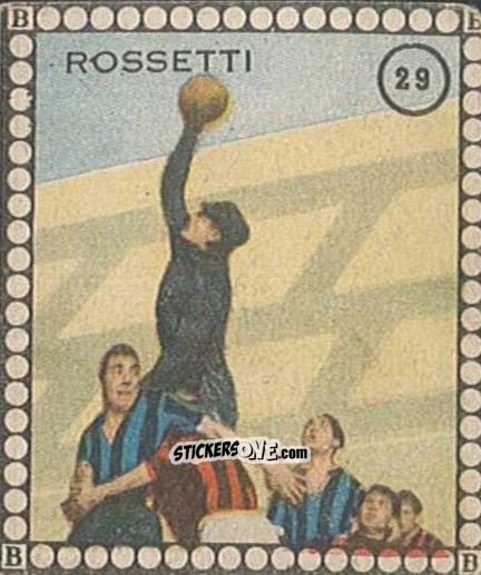 Figurina Rossetti - Albo per le figurine sportivo Stadio 1948-1949 n. 29 - B.E.A. / S.A.B.A.