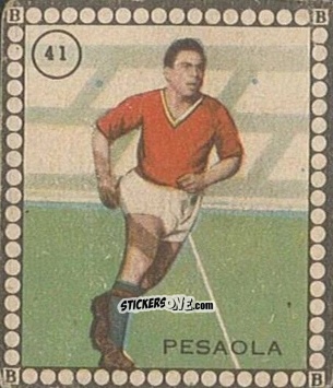 Sticker Pesaola - Albo per le figurine sportivo Stadio 1948-1949 n. 41 - B.E.A. / S.A.B.A.