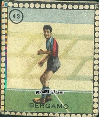Sticker Bergamo - Albo per le figurine sportivo Stadio 1948-1949 n. 43 - B.E.A. / S.A.B.A.