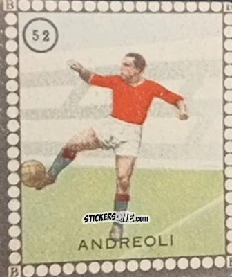 Cromo Andreoli - Albo per le figurine sportivo Stadio 1948-1949 n. 52 - B.E.A. / S.A.B.A.