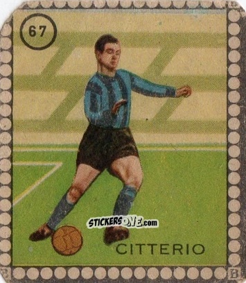 Sticker Citterio - Albo per le figurine sportivo Stadio 1948-1949 n. 67 - B.E.A. / S.A.B.A.