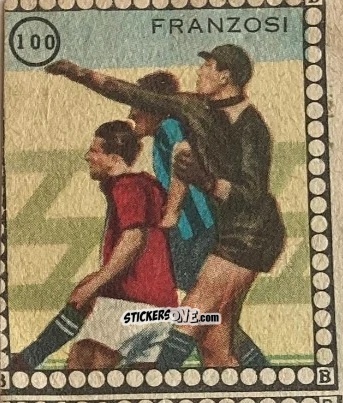 Sticker Franzosi - Albo per le figurine sportivo Stadio 1948-1949 n. 100 - B.E.A. / S.A.B.A.
