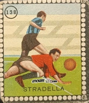 Sticker Stradella - Albo per le figurine sportivo Stadio 1948-1949 n. 138 - B.E.A. / S.A.B.A.