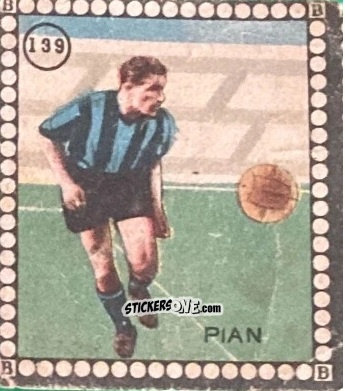 Figurina Pian - Albo per le figurine sportivo Stadio 1948-1949 n. 139 - B.E.A. / S.A.B.A.