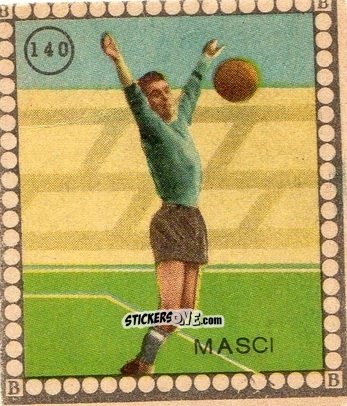 Figurina Masci - Albo per le figurine sportivo Stadio 1948-1949 n. 140 - B.E.A. / S.A.B.A.