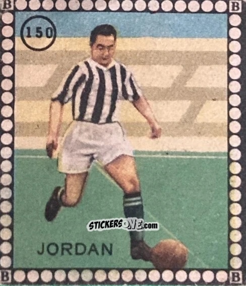 Sticker Jordan - Albo per le figurine sportivo Stadio 1948-1949 n. 150 - B.E.A. / S.A.B.A.