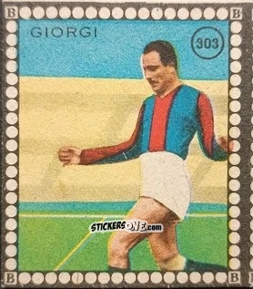 Sticker Giorgi - Albo per le figurine sportivo Stadio 1948-1949 n. 303 - B.E.A. / S.A.B.A.