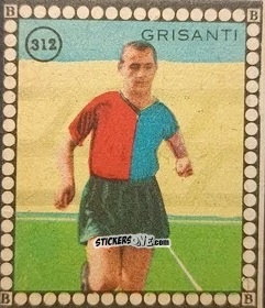 Sticker Grisanti - Albo per le figurine sportivo Stadio 1948-1949 n. 312 - B.E.A. / S.A.B.A.