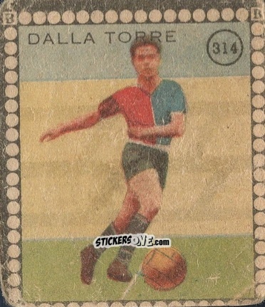 Sticker Dalla Torre - Albo per le figurine sportivo Stadio 1948-1949 n. 314 - B.E.A. / S.A.B.A.