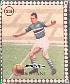 Sticker Bertani - Albo per le figurine sportivo Stadio 1948-1949 n. 316 - B.E.A. / S.A.B.A.
