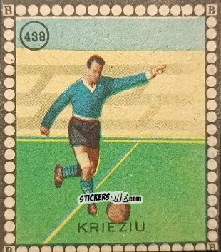 Sticker Krieziu - Albo per le figurine sportivo Stadio 1948-1949 n. 438 - B.E.A. / S.A.B.A.