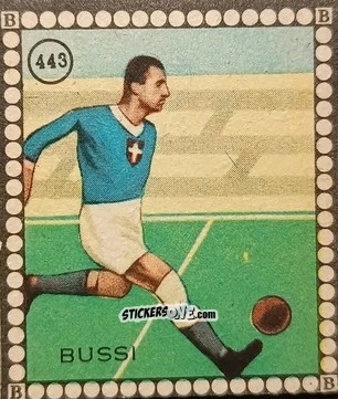 Sticker Bussi - Albo per le figurine sportivo Stadio 1948-1949 n. 443 - B.E.A. / S.A.B.A.