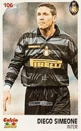 Figurina Diego Simeone - Campionato 1997-1998
 n. 106 - Calcio 2000
