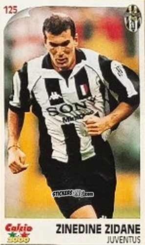 Cromo Zinedine Zidane - Campionato 1997-1998
 n. 125 - Calcio 2000
