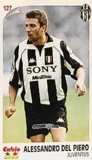 Figurina Alessandro Del Piero - Campionato 1997-1998
 n. 127 - Calcio 2000

