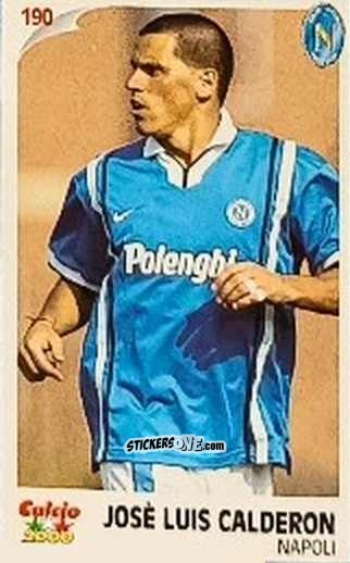 Figurina Josè Luis Calderon - Campionato 1997-1998
 n. 190 - Calcio 2000
