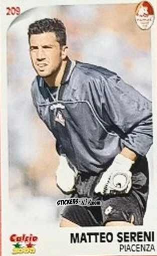 Figurina Matteo Sereni - Campionato 1997-1998
 n. 209 - Calcio 2000
