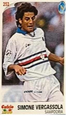 Figurina Simone Vergassola - Campionato 1997-1998
 n. 252 - Calcio 2000
