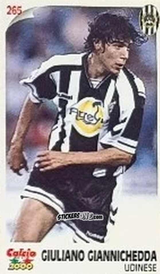 Sticker Giuliano Giannichedda - Campionato 1997-1998
 n. 265 - Calcio 2000
