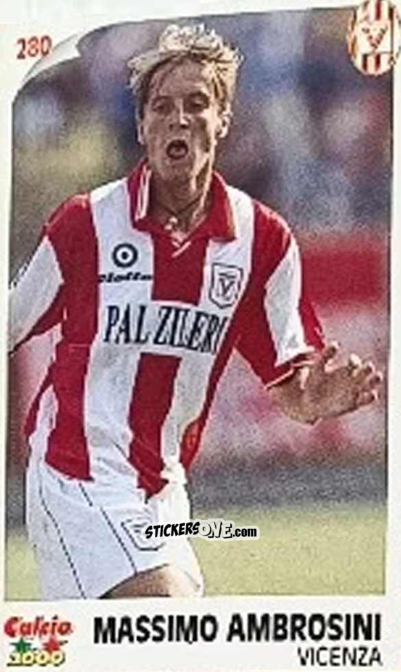 Cromo Massimo Ambrosini - Campionato 1997-1998
 n. 280 - Calcio 2000
