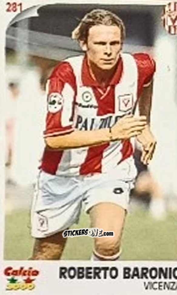 Sticker Roberto Baronio - Campionato 1997-1998
 n. 281 - Calcio 2000
