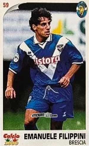 Sticker Emanuele Filippini - Campionato 1997-1998
 n. 59 - Calcio 2000
