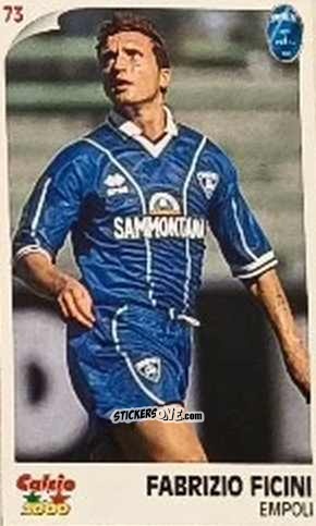 Sticker Fabrizio Ficini - Campionato 1997-1998
 n. 73 - Calcio 2000
