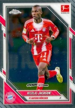 Figurina Nicolas Jackson - Chrome Bundesliga 2025-2026
 n. 79 - Topps