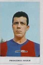 Sticker Francesco Janich - Caccia ai campioni 1966-67 n. 17 - Fidass
